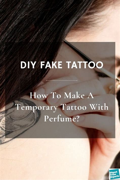 how to apply fake tattoo with perfume|temporary tattoo with perfume tiktok.